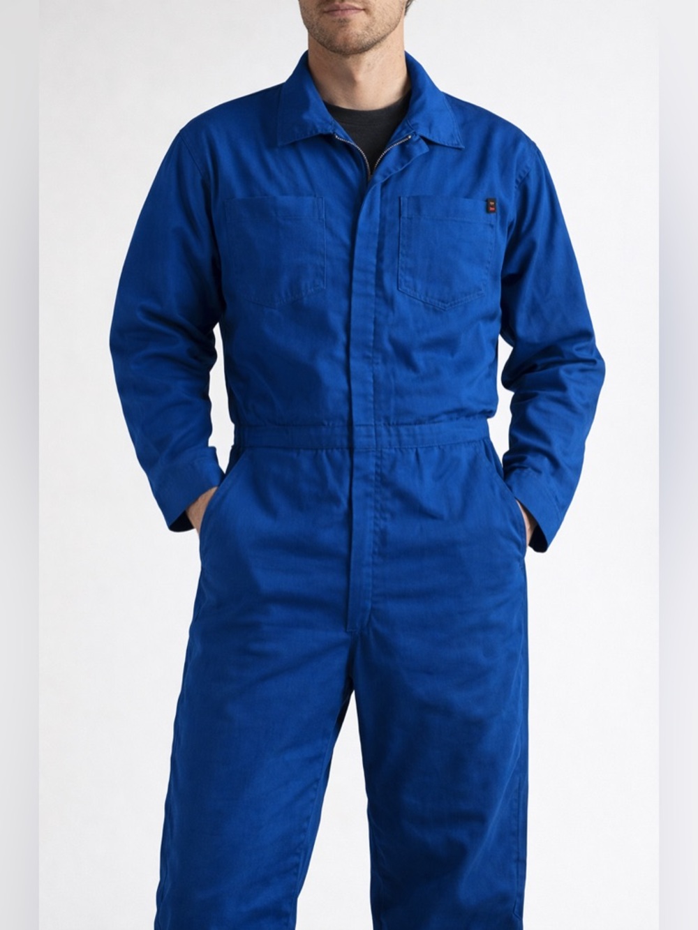 DuPont Nomex IIIA Coverall 48 Blue Flame Resistant Workwear Utility Jumpsuit USA